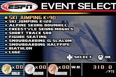 ESPN International Winter Sports 2002 screenshot 5 for GameBoy Advance